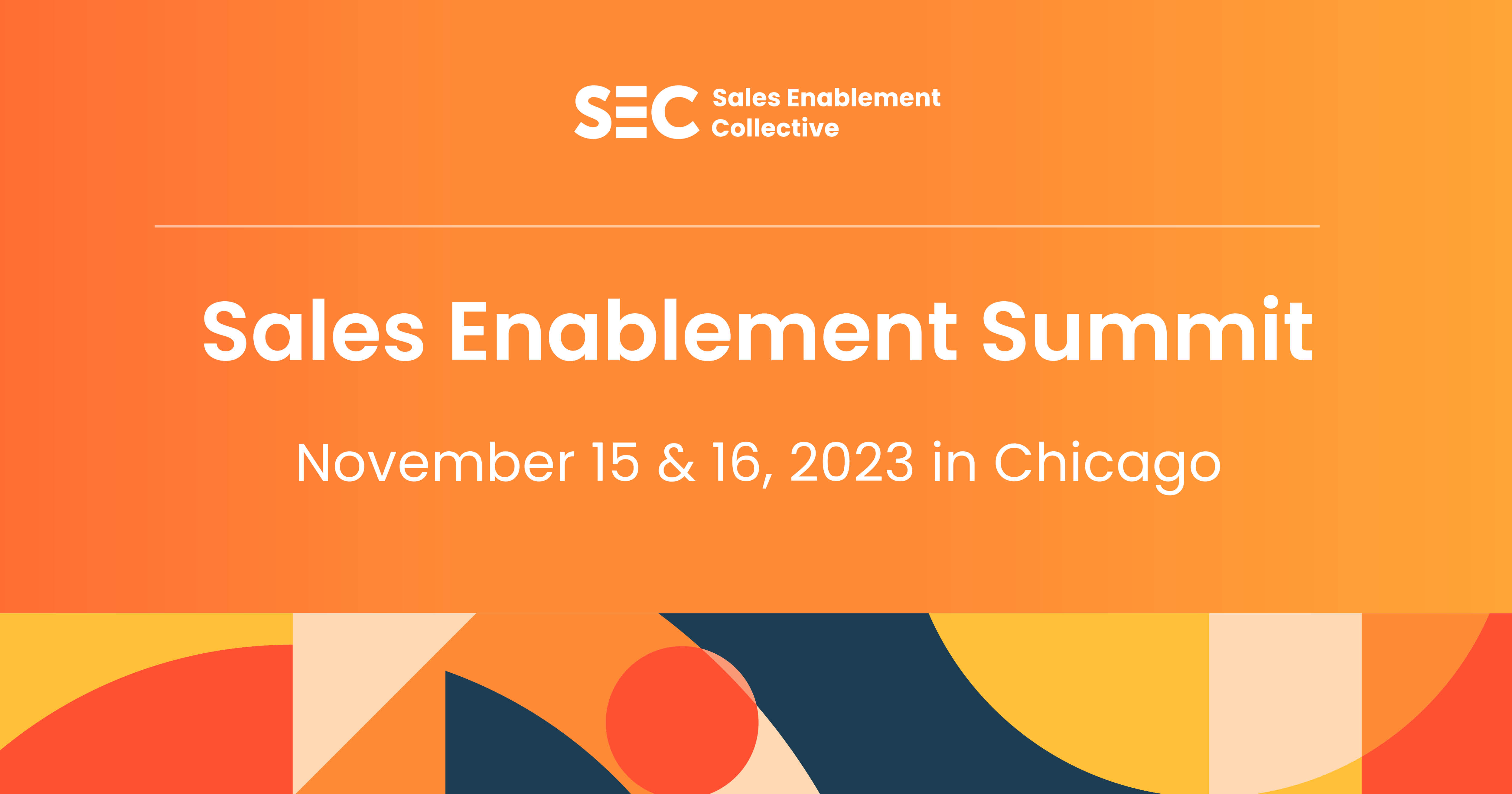 Sales Enablement Summit Chicago 2024