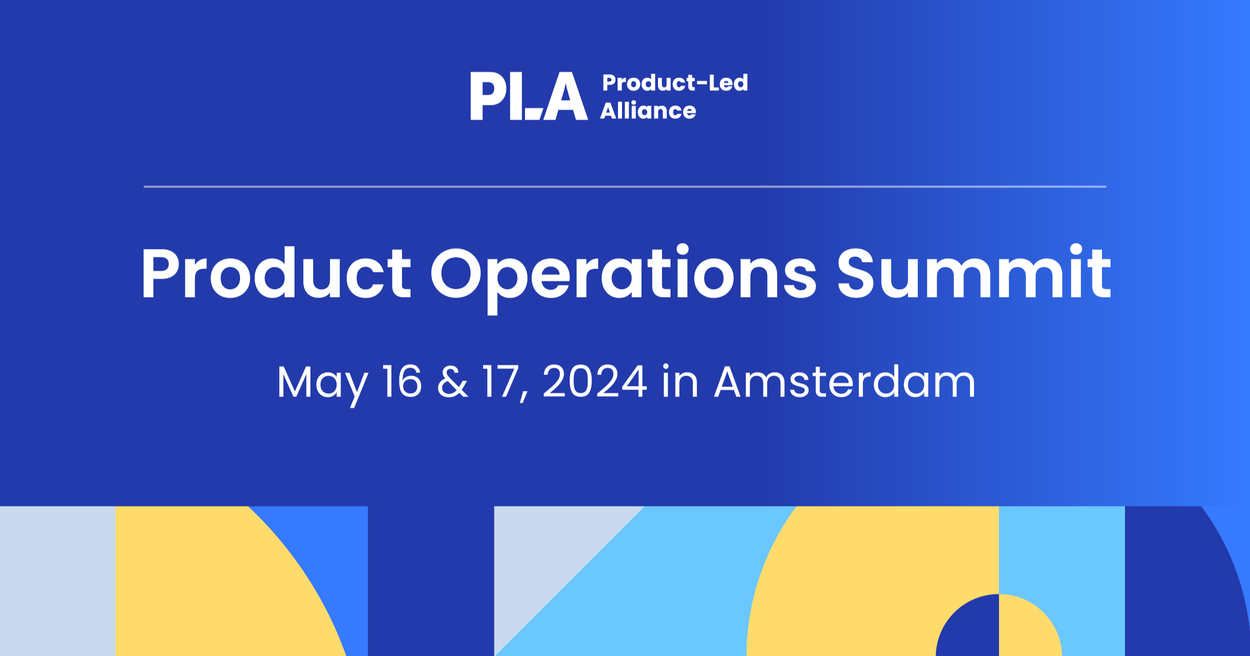 Product Operations Summit Amsterdam