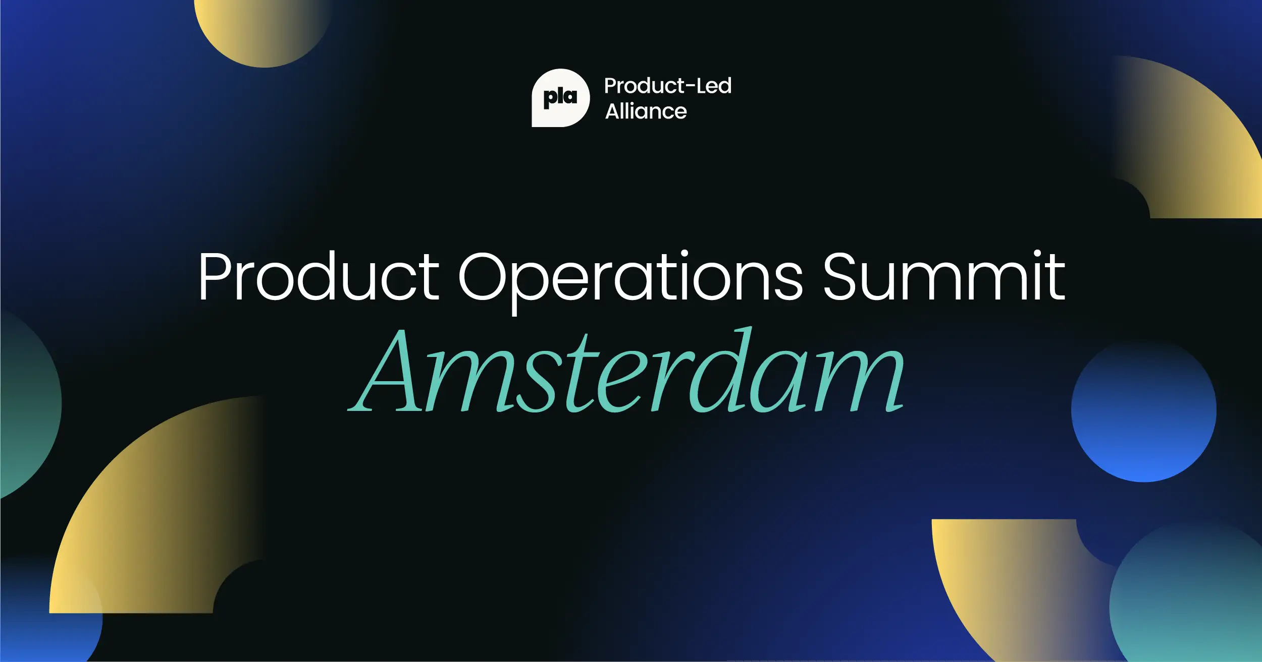 Product Operations Summit Amsterdam