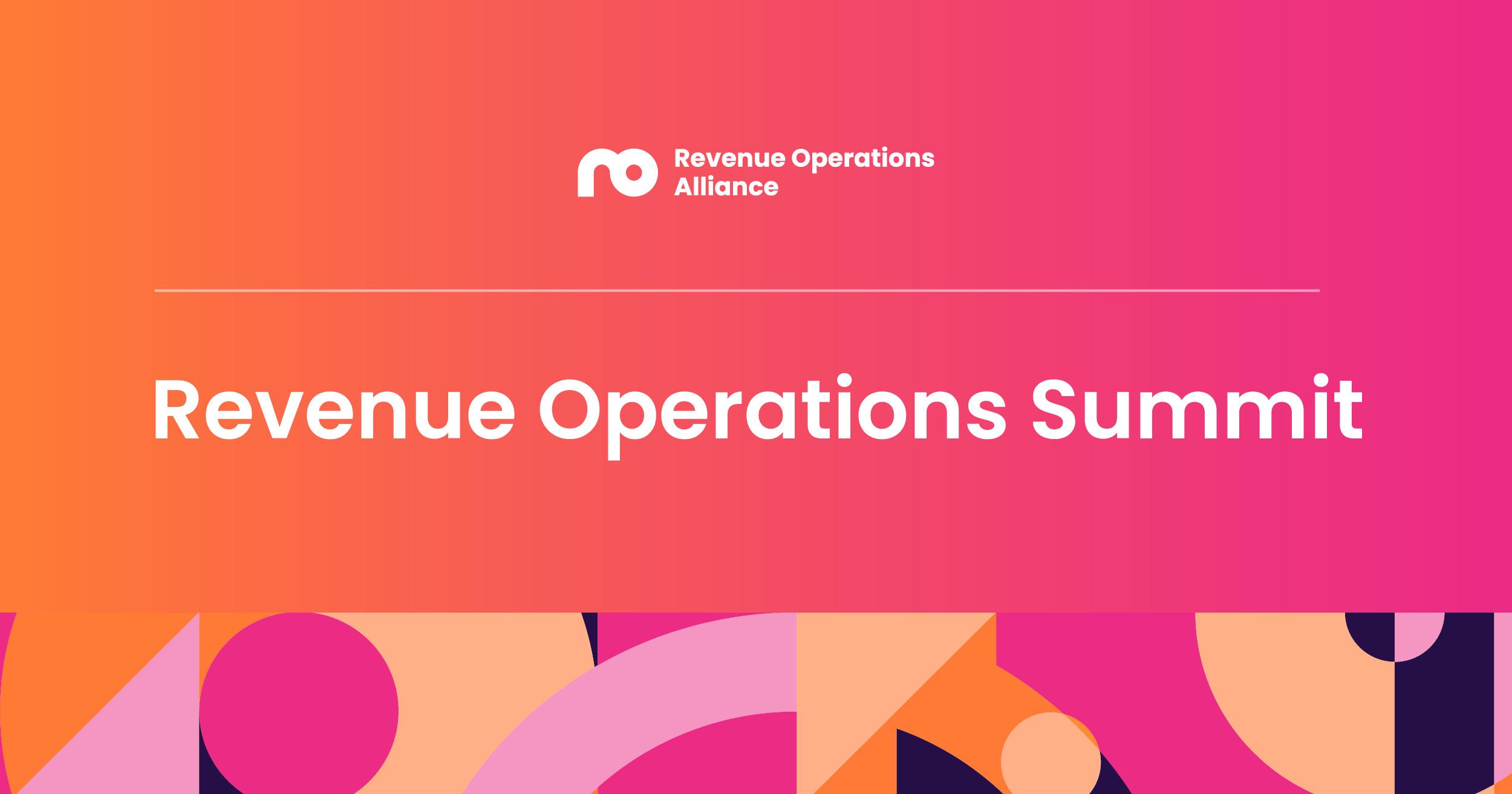 Agenda Revenue Operations Summit 2025